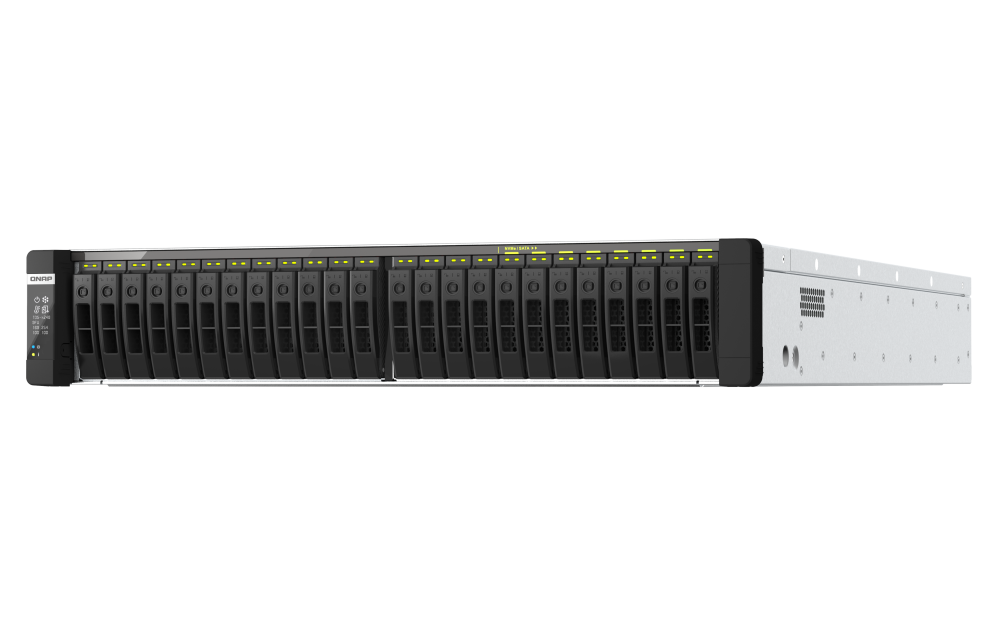 QNAP TDS-h2489FU-4309Y-64G - Storage Enterprise NVMe All-Flash com Dual Xeon Silver e 64GB RAM