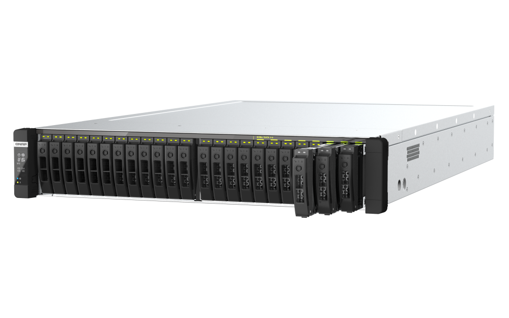 QNAP TDS-h2489FU - Storage Enterprise NVMe All-Flash ZFS com Processador Duplo Intel Xeon - Imagem 3