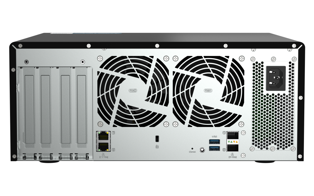 QNAP TS-h1290FX-7232P-64G - Storage NAS Enterprise All-Flash 12 Baias NVMe - Imagem 2