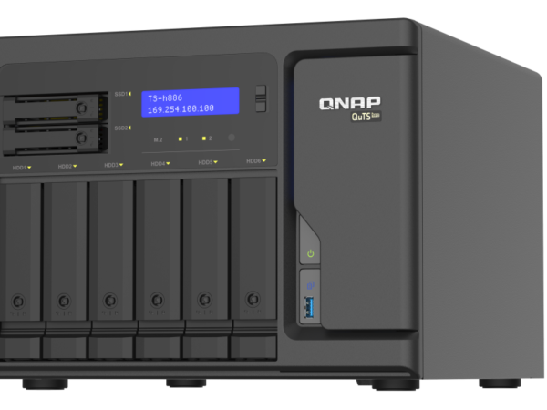 TS-h886-D1602-8G - Storage NAS Enterprise com Intel® Xeon® D-1602 e Sistema QuTS hero