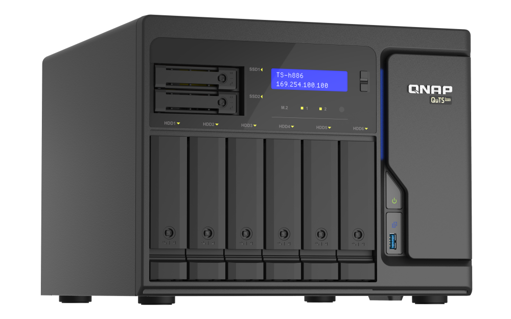 TS-h886-D1602-8G - Storage NAS Enterprise com Intel® Xeon® D-1602 e Sistema QuTS hero - Imagem 5