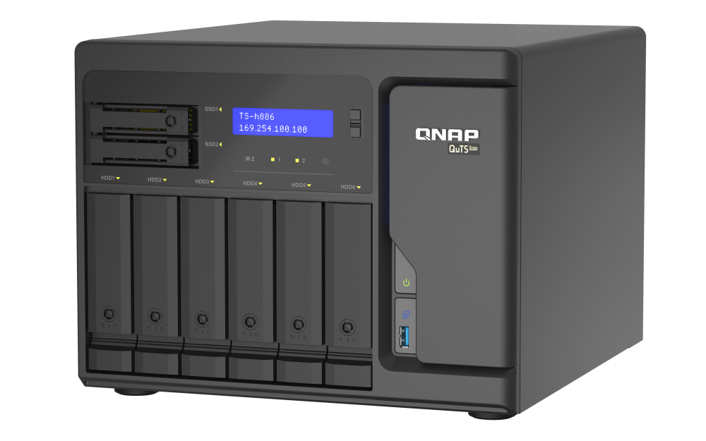 TS-h886-D1602-8G - Storage NAS Enterprise com Intel® Xeon® D-1602 e Sistema QuTS hero - Imagem 3