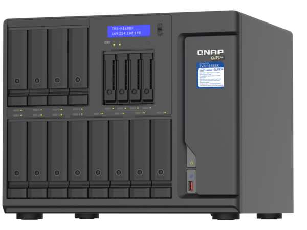 TVS-h1688X-W1250-32G - Storage NAS Enterprise 16 Baias com Intel Xeon W-1250