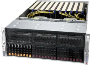Servidor Supermicro SYS-420GP-TNR 4U – Dual Xeon, Suporte até 10 GPUs PCIe, 24 Baias Hot-Swap