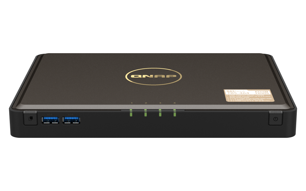 QNAP TBS-464-8G NASbook Portátil com 4x M.2 NVMe, 2x 2.5GbE, HDMI 4K, 8GB RAM - Imagem 5