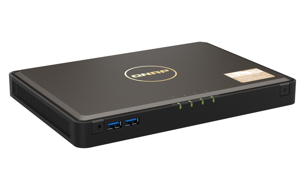 QNAP TBS-464-8G NASbook Portátil com 4x M.2 NVMe, 2x 2.5GbE, HDMI 4K, 8GB RAM - Imagem 4