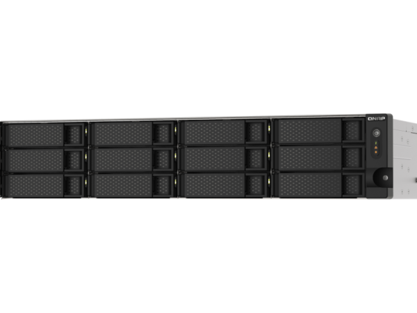 QNAP TS-1273AU-RP-8G NAS 12 Baias Rackmount, AMD Ryzen V1500B, 8GB DDR4, 2x 2.5GbE, Fonte Redundante