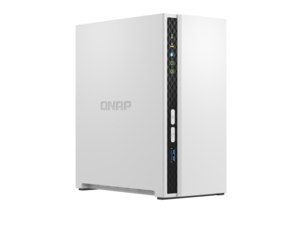 QNAP TS-233 NAS 2 Baias, CPU Quad-Core, 2GB RAM, Reconhecimento por IA e Multimídia
