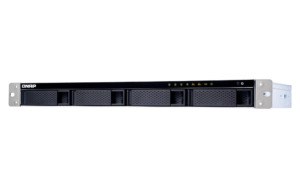 QNAP TS-431XeU – NAS 4 Baias, Quad-Core, 8GB RAM, 10GbE, Montagem em Rack Curto