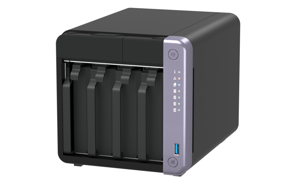 QNAP TS-432X-4G NAS 4 Baias, Quad-Core, 4GB RAM, 10GbE e 2x 2.5GbE - Imagem 4