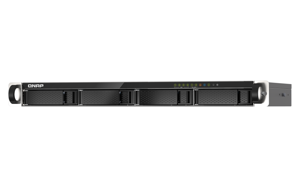 Servidor NAS QNAP TS-435XeU-4G com 4 baias, 2x 10GbE SFP+, 2x 2.5GbE e Suporte a SSD M.2 NVMe