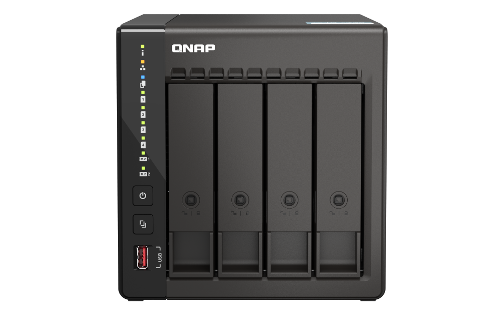 Servidor NAS QNAP TS-453E-8G com 8GB RAM, 2x 2.5GbE, HDMI 4K e Slots M.2 NVMe - Imagem 7