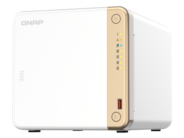 QNAP TS-462-4G NAS Intel Celeron N4505 2,5GbE HDMI 4K 4 Baias