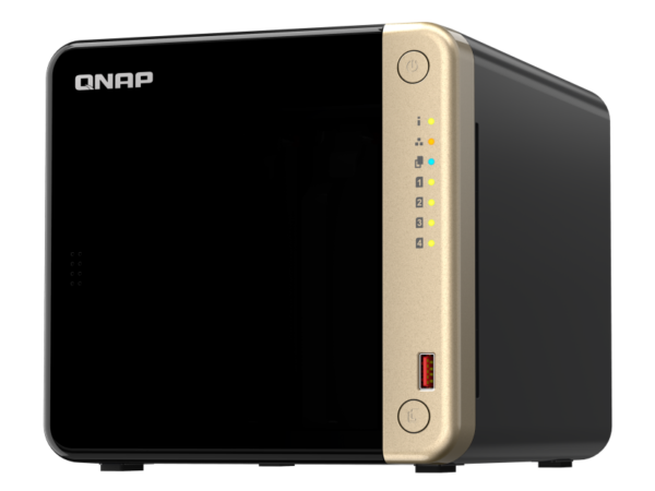 QNAP TS-464-8G NAS 4 Baias, Intel Quad-Core, 2.5GbE, 8GB RAM DDR4