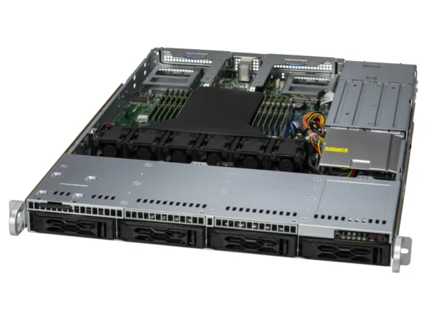 Supermicro A+ Server AS-1015CS-TNR 1U | AMD EPYC 9004/9005 | 4 Bays Hot-Swap | PCIe 5.0 | DDR5 ECC