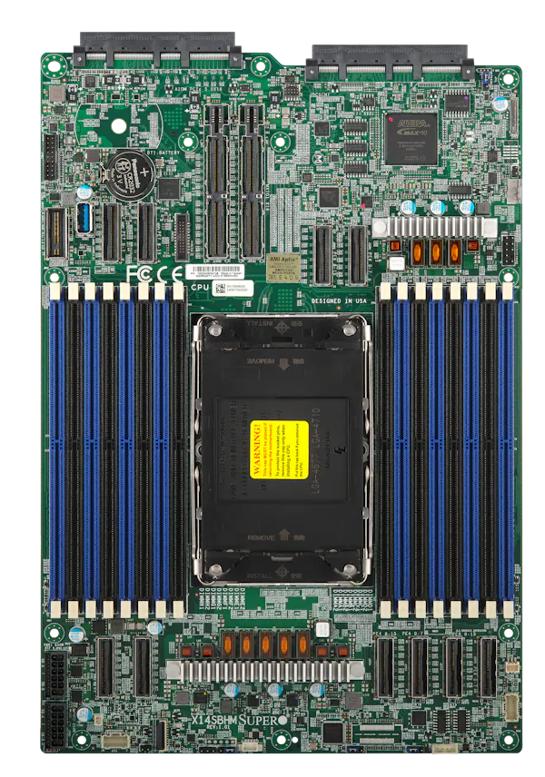 Supermicro SuperServer SYS-112C-TN – 1U, 12 Baias NVMe/SAS/SATA, PCIe 5.0, Xeon 6700/6500, OCP CloudDC - Imagem 2
