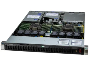 Servidor Supermicro SuperServer SYS-121H-TNR 1U, 8 Baias NVMe/SAS/SATA, Dual Xeon Gen 5/4, PCIe 5.0, NVIDIA Gold