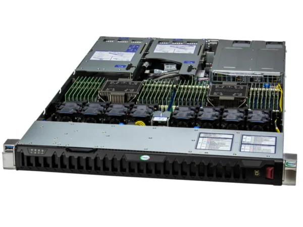 Servidor Supermicro SuperServer SYS-121H-TNR 1U, 8 Baias NVMe/SAS/SATA, Dual Xeon Gen 5/4, PCIe 5.0, NVIDIA Gold