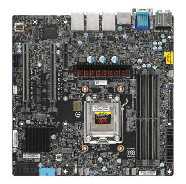 Servidor Supermicro A+ AS-2015A-TR 2U, AMD EPYC/Ryzen, 8 Baias Hot-Swap, 192GB DDR5, 2x800W Redundante - Imagem 2