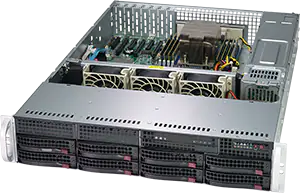 Servidor Supermicro A+ AS-2013S-C0R 2U, AMD EPYC, até 2TB DDR4 ECC, 8 Bays Hot-Swap, Redundância Platinum