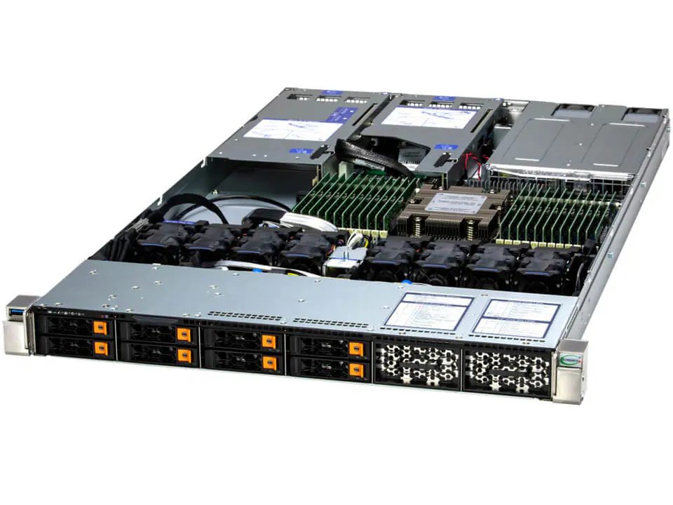 Servidor Supermicro A+ AS-1115HS-TNR | AMD EPYC 9004/9005, 24x DDR5, 3x PCIe 5.0, 8 Baias Hot-Swap 2,5"