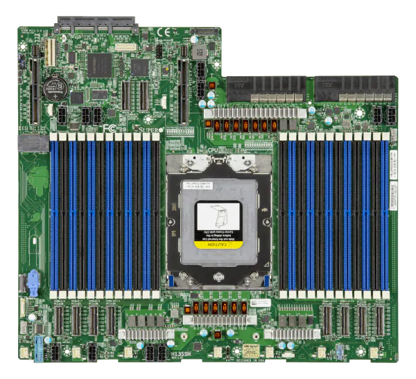Servidor Supermicro A+ AS-1115HS-TNR | AMD EPYC 9004/9005, 24x DDR5, 3x PCIe 5.0, 8 Baias Hot-Swap 2,5" - Imagem 2