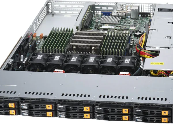 Servidor Supermicro A+ AS-1114S-WN10RT 1U com 10 Baias NVMe, AMD EPYC, 16 DIMMs DDR4, 10GbE