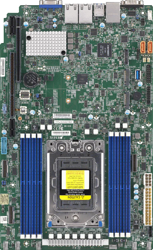 Servidor Supermicro A+ AS-1114S-WTRT 1U AMD EPYC, 10 Baias SATA, 10GbE Duplo - Imagem 2