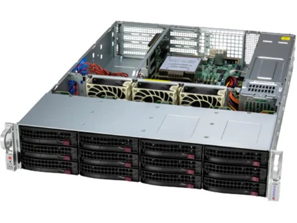 Servidor Supermicro A+ AS-2015SV-WTNRT 2U, AMD EPYC 8004, 12 Baias Hot-Swap, DDR5, PCIe 5.0, 2x 10GbE