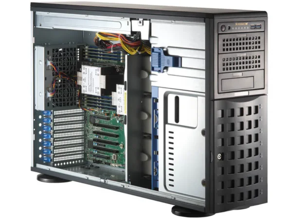 Supermicro SuperServer SYS-741P-TR | 4U Rack, Xeon Dual, 4TB DDR5, Redundância 1200W