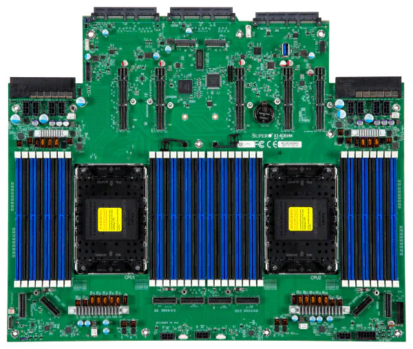 Servidor Supermicro SSG-122B-NE316R 1U All-Flash 16x NVMe E3.S, PCIe 5.0, Xeon 6, DDR5 até 8TB - Imagem 2