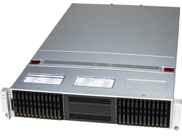 Servidor Supermicro SSG-222B-NE3X24R 2U All-Flash NVMe E3.S com Xeon 6 e PCIe 5.0