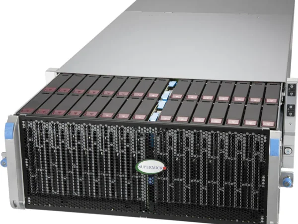 Servidor Supermicro SSG-640SP-E1CR60 4U 60 Baias SAS/SATA PCIe 4.0