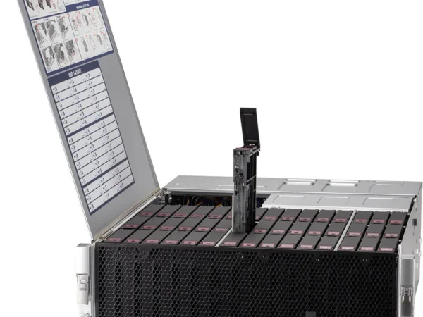 Servidor Supermicro SSG-540P-E1CTR45H 4U, 45 Baias 3,5", Xeon Scalable, PCIe 4.0, 2x 10GbE