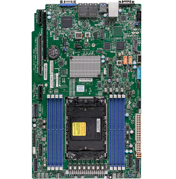 Supermicro SuperServer SYS-111E-WR 1U Intel Xeon 4ª/5ª Geração, 10 Baias NVMe/SATA/SAS, 8 DIMMs DDR5, PCIe 5.0 - Imagem 2