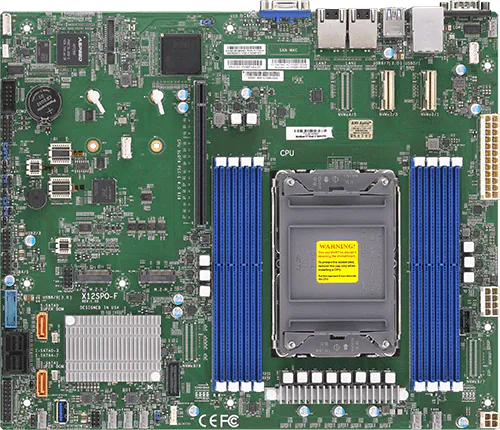 Servidor Supermicro SYS-510P-M 1U Xeon Scalable 4x NVMe/SATA Hot-Swap - Imagem 2