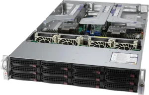 Supermicro SuperServer SYS-620U-TNR 2U 12 Baias NVMe/SAS/SATA, 3ª Geração Xeon, 8 Slots PCIe