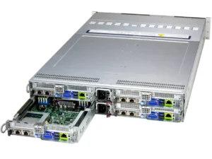 Servidor Supermicro BigTwin SYS-222BT-HNR 2U 4 Nós, 6x NVMe por Nó, Xeon 6700/6500, DDR5, Redundante