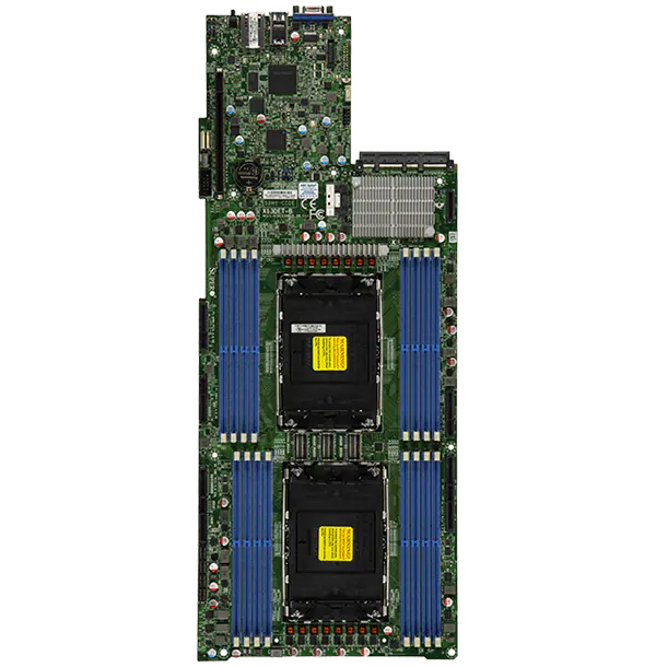 Servidor Supermicro BigTwin SYS-621BT-DNC8R 2U com 2 Nós, Suporte Xeon 5ª/4ª Geração, 6x Baias NVMe/SAS/SATA por Nó - Imagem 2