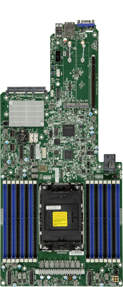 Servidor Supermicro FatTwin SYS-F521E3-RTB 4U 4-Node, até 60 núcleos por nó, 8 Bays NVMe/SAS/SATA por nó - Imagem 2