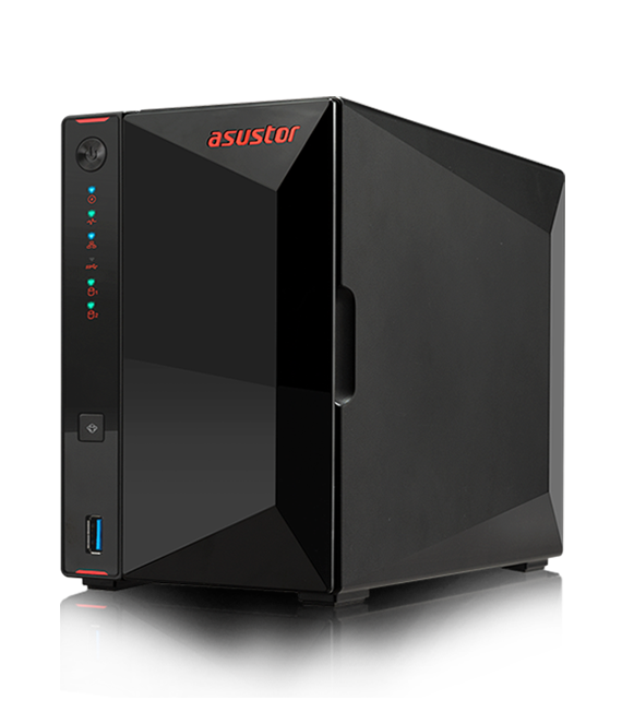 NAS ASUSTOR Nimbustor 2 AS1102T – 2 Baias, 2GB RAM DDR4, HDMI, Dual LAN 2.5GbE