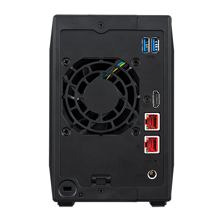 NAS ASUSTOR Nimbustor 2 AS1102T – 2 Baias, 2GB RAM DDR4, HDMI, Dual LAN 2.5GbE - Imagem 2