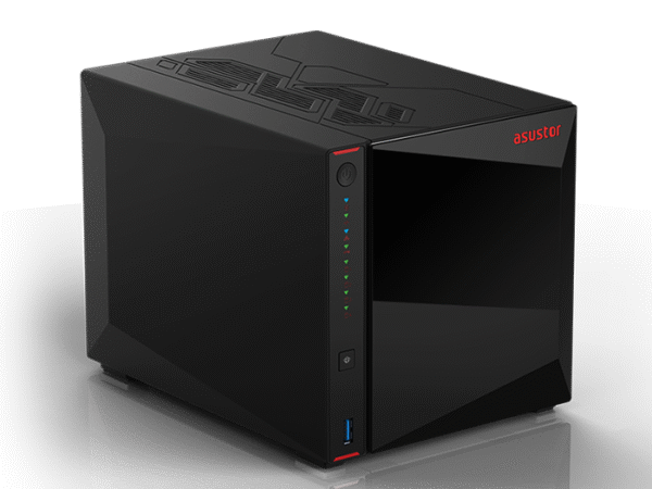 NAS NIMBUSTOR 4 Gen2 (AS5404T) Intel Celeron N5105, 4 Baias, 4GB RAM, 2x 2.5GbE, HDMI, M.2 NVMe