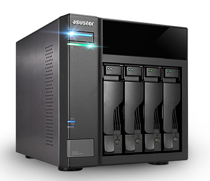 ASUSTOR AS6004U – Unidade de Expansão NAS 4 Baias, USB 3.2, até 88TB, MyArchive, Economia de Energia