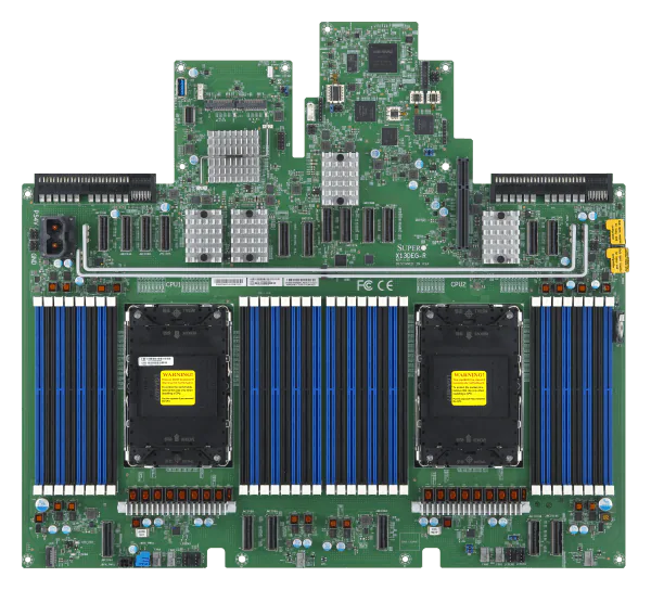Supermicro SYS-221GE-TNHT-LCC 2U Liquid-Cooled com NVIDIA HGX H100/H200 4-GPU e Intel Xeon 5ª/4ª Geração - Imagem 6