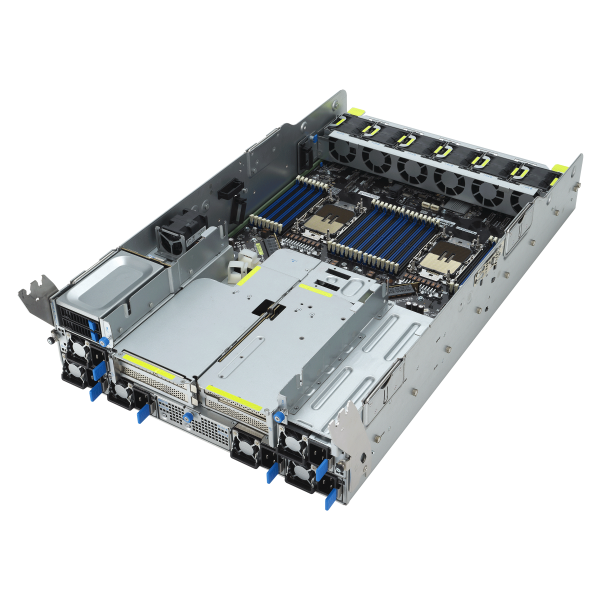 ASUS ESC N8-E11 / ESC N8-E11V – Servidor 7U com 8 GPUs NVIDIA HGX H100/H200 e Processadores Intel Xeon 5ª Geração - Imagem 14