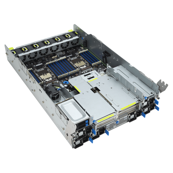 ASUS ESC N8-E11 / ESC N8-E11V – Servidor 7U com 8 GPUs NVIDIA HGX H100/H200 e Processadores Intel Xeon 5ª Geração - Imagem 17