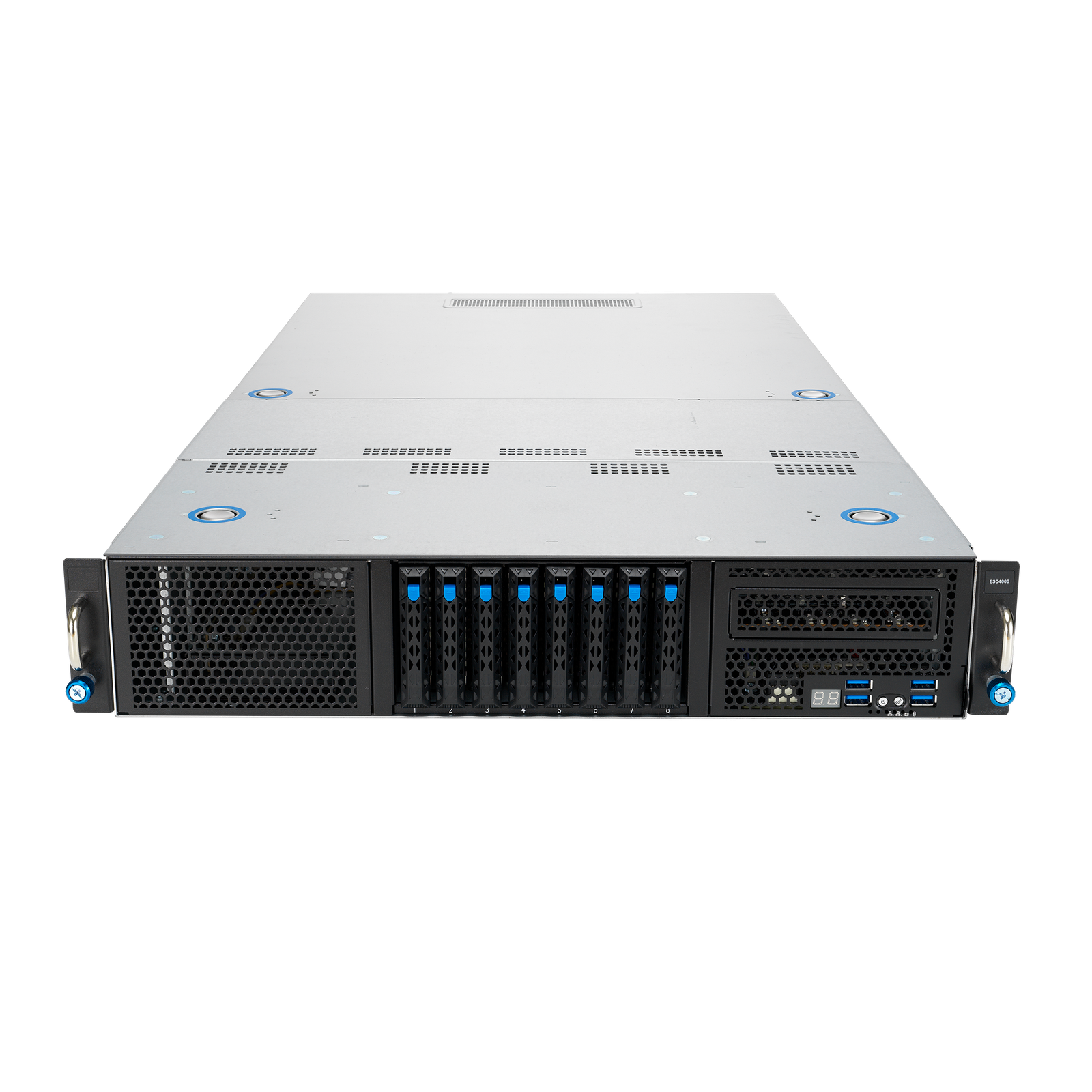 ASUS ESC4000-E10S | Servidor GPU 2U com Intel Xeon 3ª Geração, 4 GPUs, PCIe 4.0 e Fonte Redundante - Imagem 11