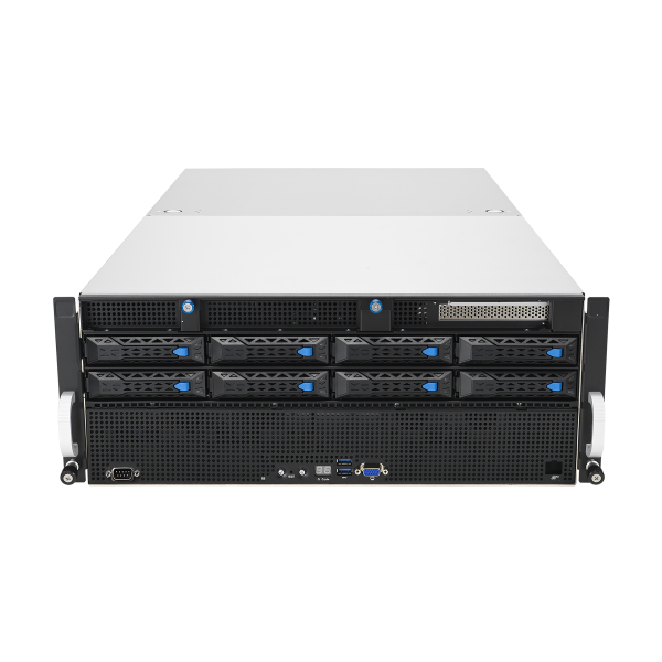 ASUS ESC8000A-E11 – Servidor GPU 4U com AMD EPYC 7003, 8 GPUs, PCIe 4.0 e Fonte 80 Plus Titanium - Imagem 2