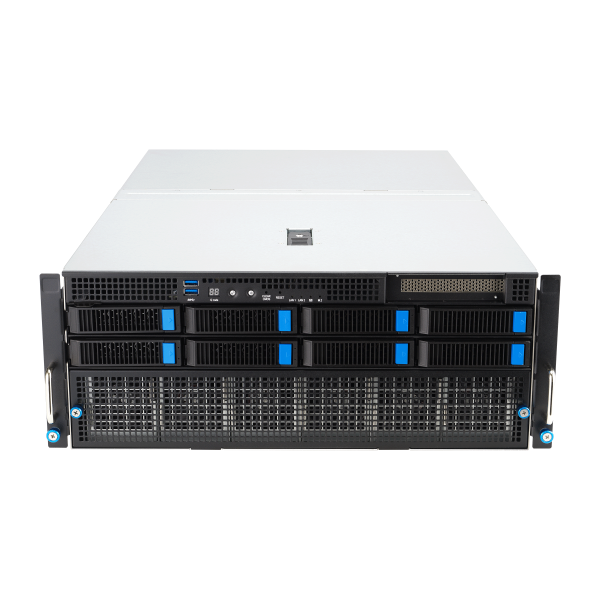 ASUS ESC8000A-E12 – Servidor GPU 4U com AMD EPYC™ 9004, 8 GPUs, DDR5, PCIe 5.0 e Fonte Titanium 3000W - Imagem 2